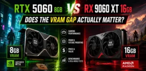 RTX 5060 8GB vs RX 9060 XT 16GB – Does the VRAM Gap Actually Matter?