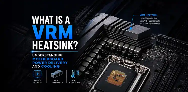 What Is a VRM Heatsink? Why Motherboard VRM Cooling Matters More Than You Think