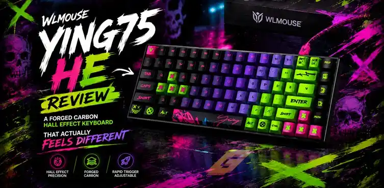 WLMOUSE Ying75 HE Review: A Forged Carbon Hall Effect Keyboard That Actually Feels Different