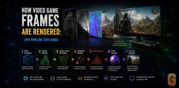 How Video Game Frames Are Rendered: GPU Pipeline Explained