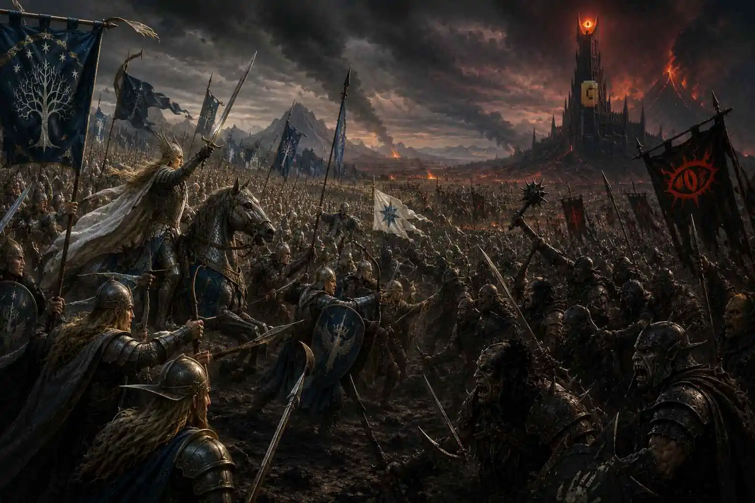 Battle of Dagorlad during the War of the Last Alliance explained