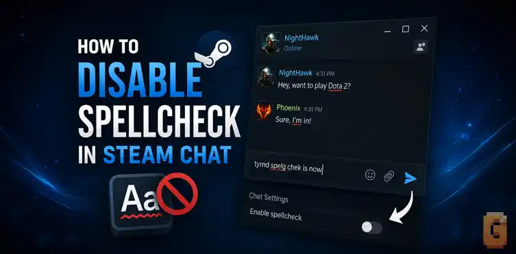 How to Disable Spellcheck in Steam Chat