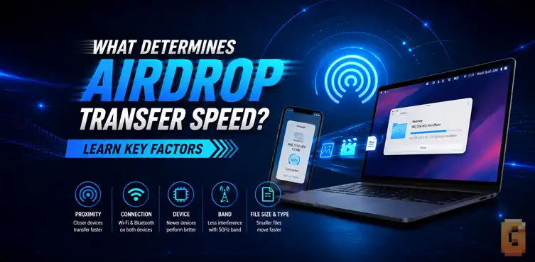 What determines AirDrop transfer speed? Learn key factors