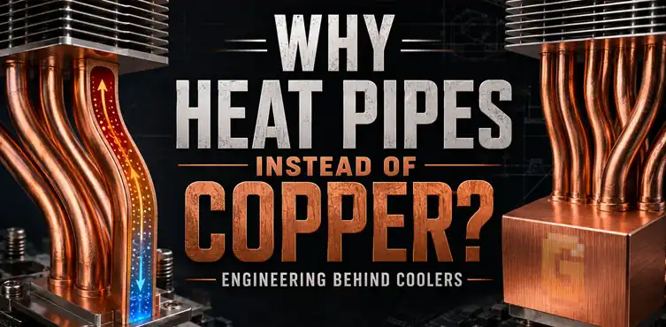 Why Heat Pipes Instead of Copper? Engineering Behind Coolers